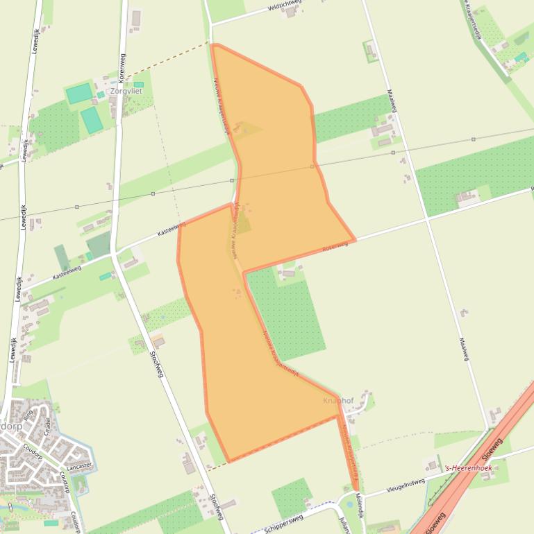 Kaart van postcodegebied 4456VV.