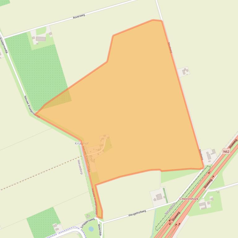 Kaart van postcodegebied 4456VX.