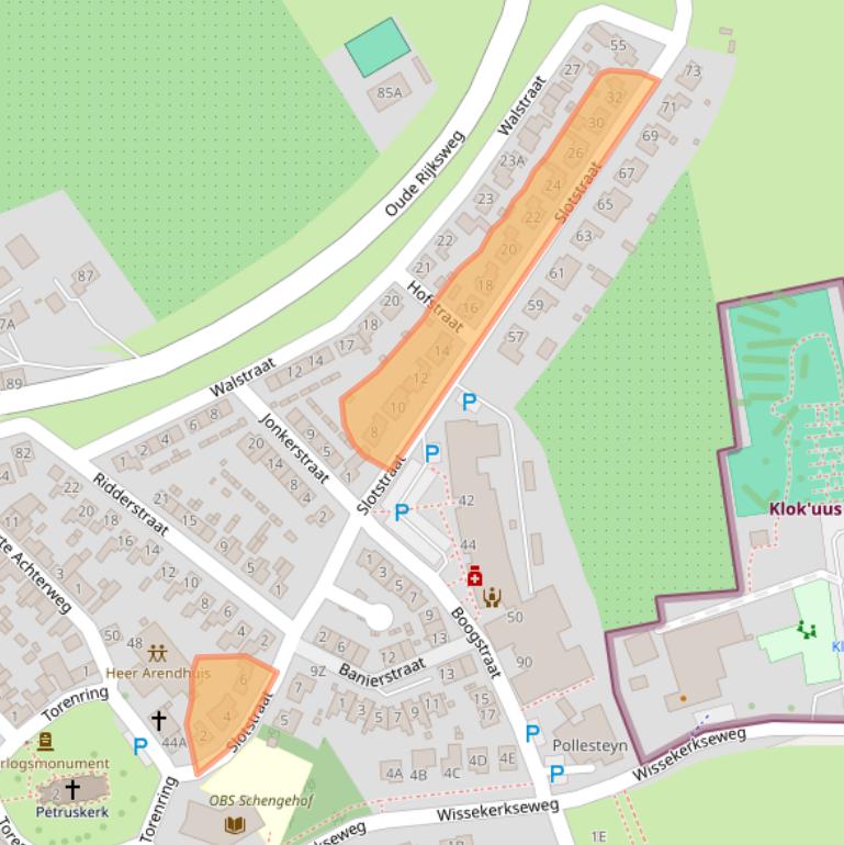 Kaart van postcodegebied 4458BM.