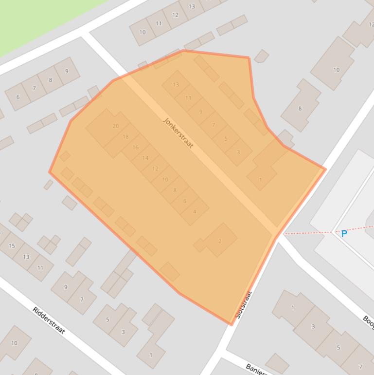 Kaart van postcodegebied 4458BP.