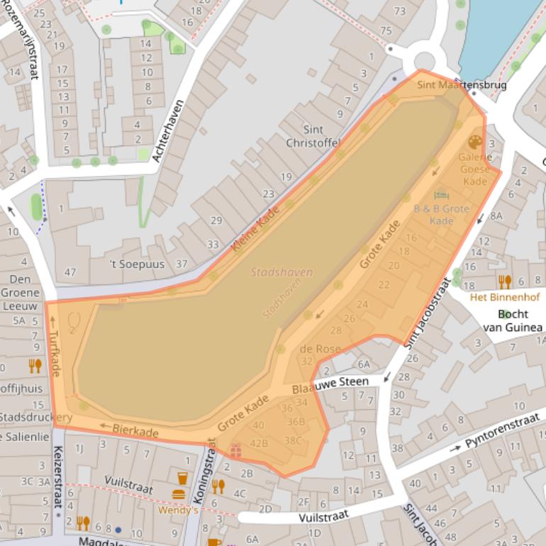 Kaart van postcodegebied 4461BE.