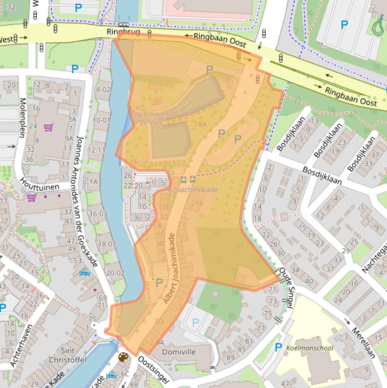 Kaart van postcodegebied 4461BG.