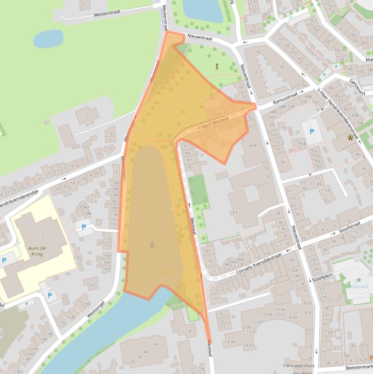 Kaart van postcodegebied 4461CL.