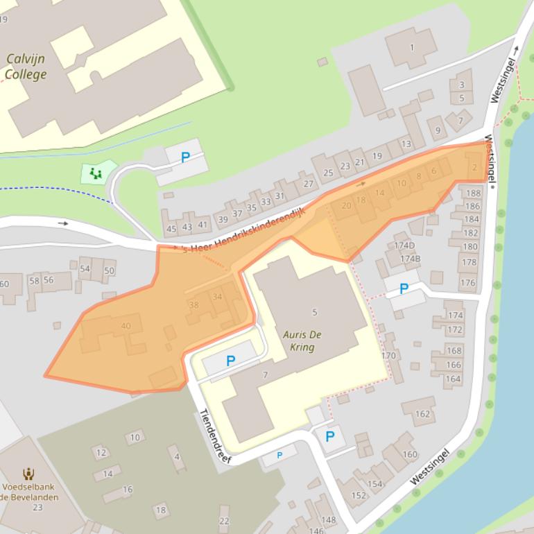 Kaart van postcodegebied 4461DW.