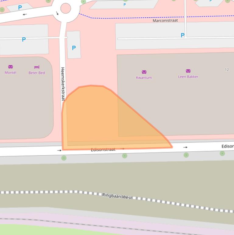 Kaart van postcodegebied 4461HJ.