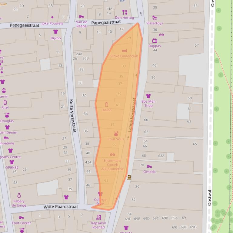 Kaart van postcodegebied 4461JM.