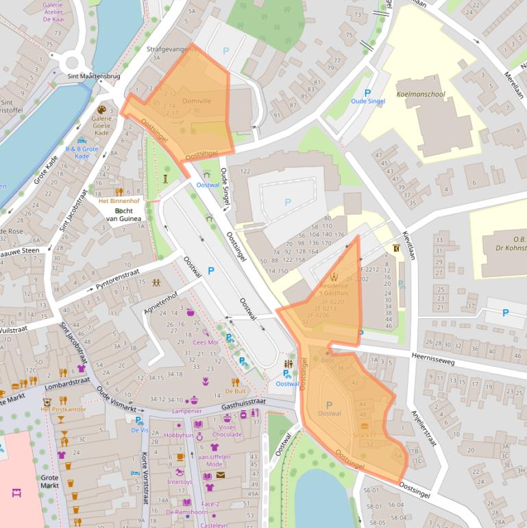 Kaart van postcodegebied 4461KC.