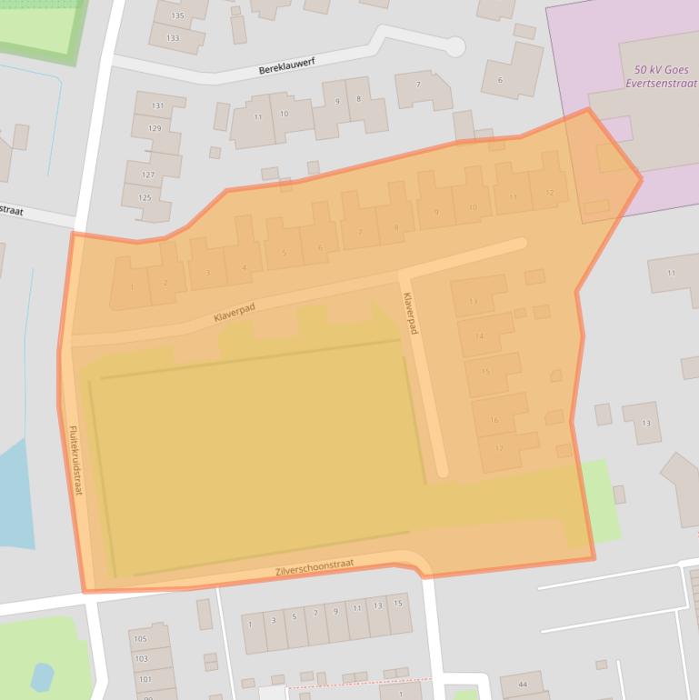 Kaart van postcodegebied 4461MD.