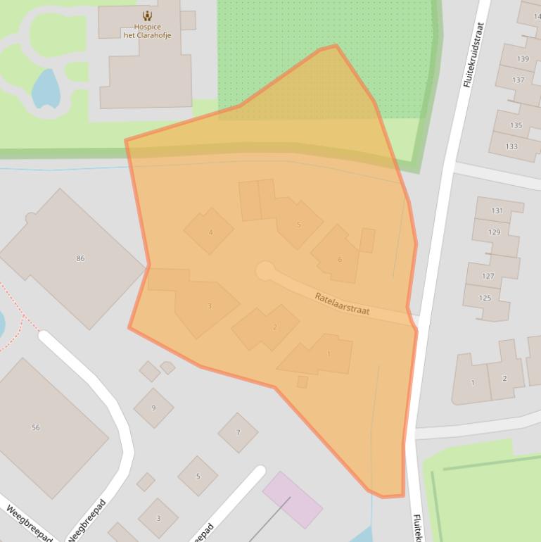 Kaart van postcodegebied 4461MJ.