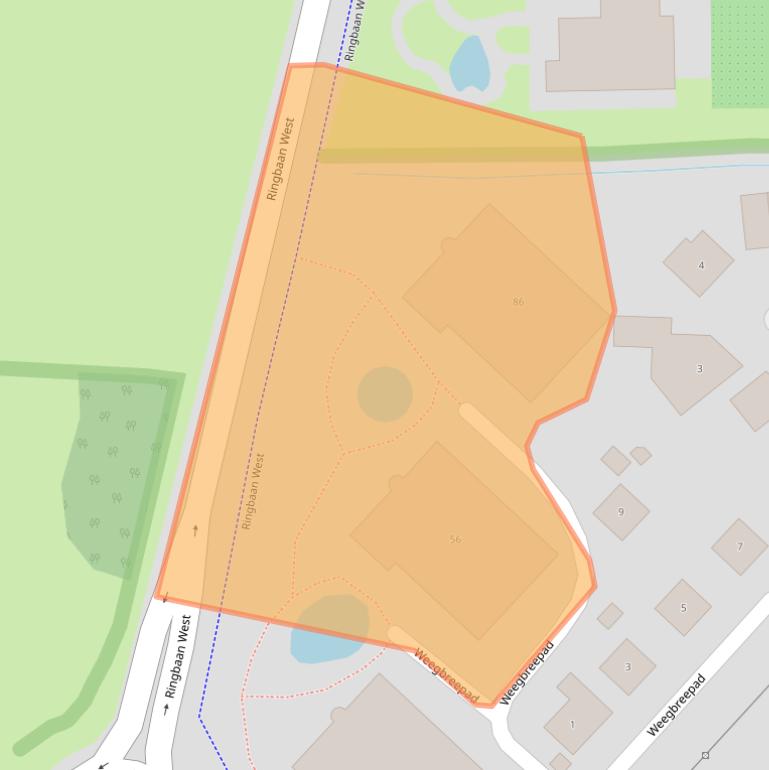 Kaart van postcodegebied 4461ML.