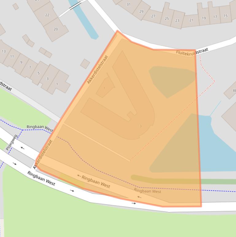 Kaart van postcodegebied 4461MP.