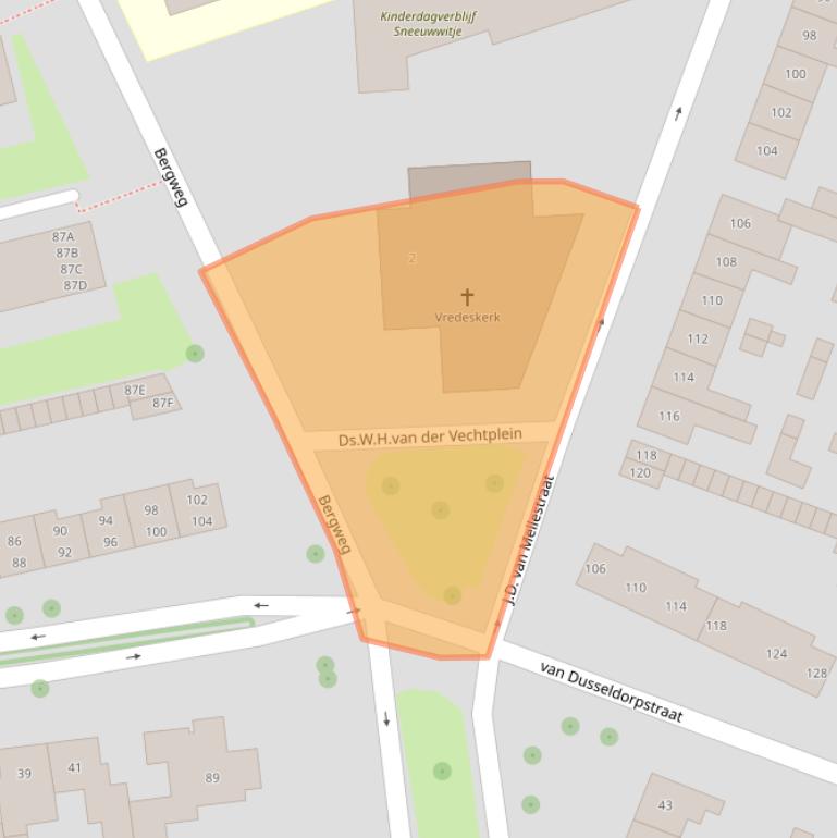 Kaart van postcodegebied 4461NC.