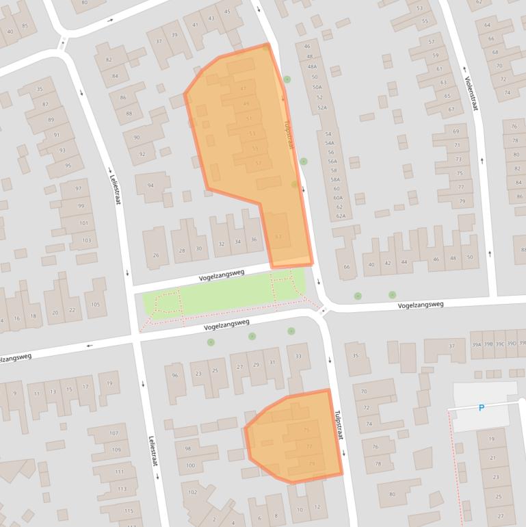 Kaart van postcodegebied 4461NX.