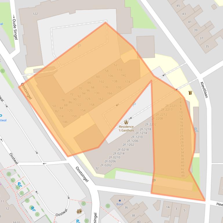 Kaart van postcodegebied 4461RB.