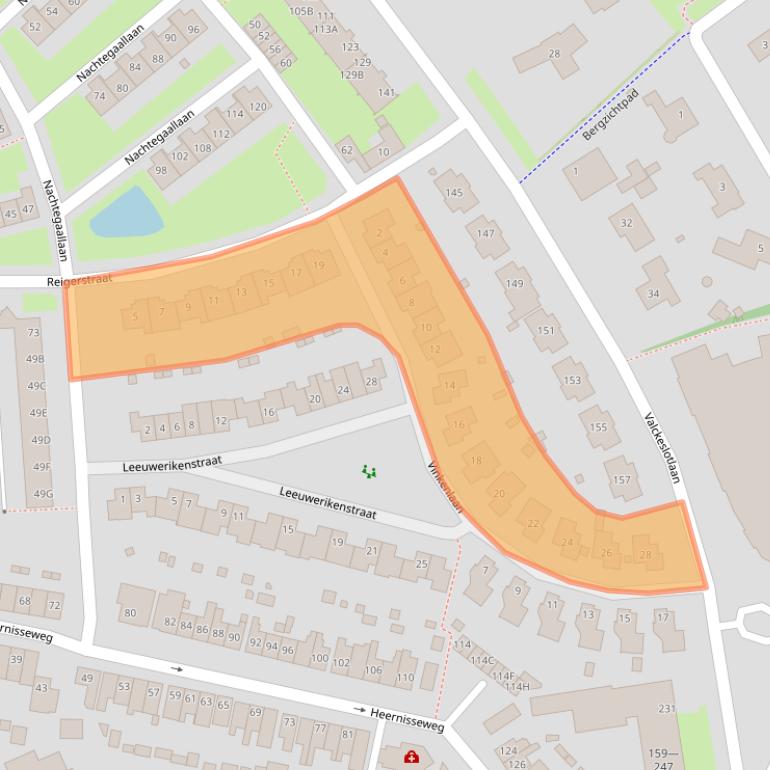 Kaart van postcodegebied 4461RG.