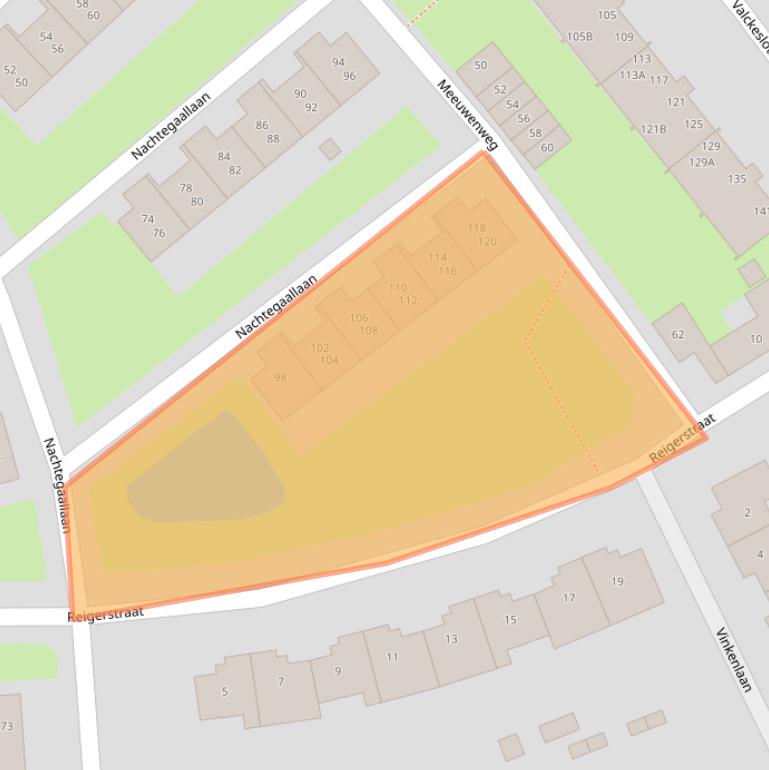 Kaart van postcodegebied 4461RN.