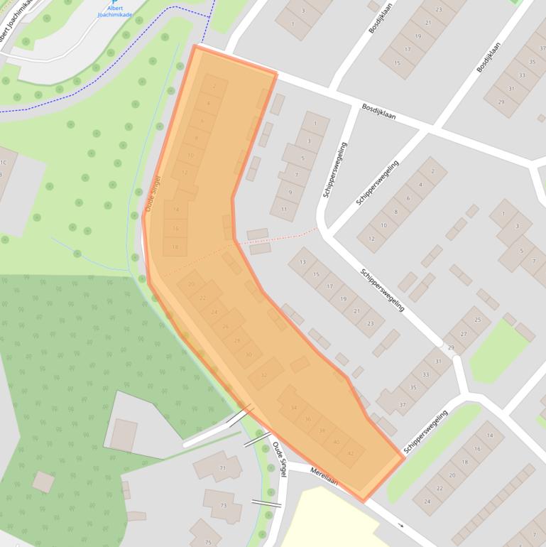 Kaart van postcodegebied 4461RT.