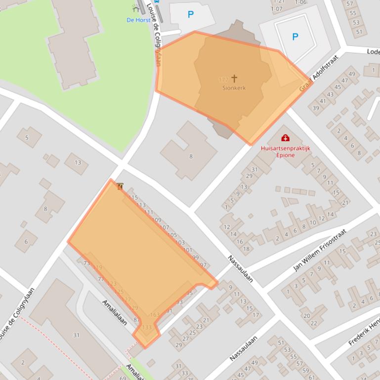 Kaart van postcodegebied 4461SN.