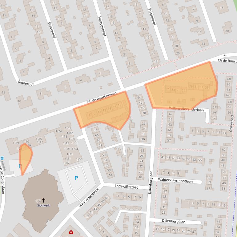 Kaart van postcodegebied 4461TS.