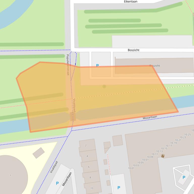 Kaart van postcodegebied 4462BJ.