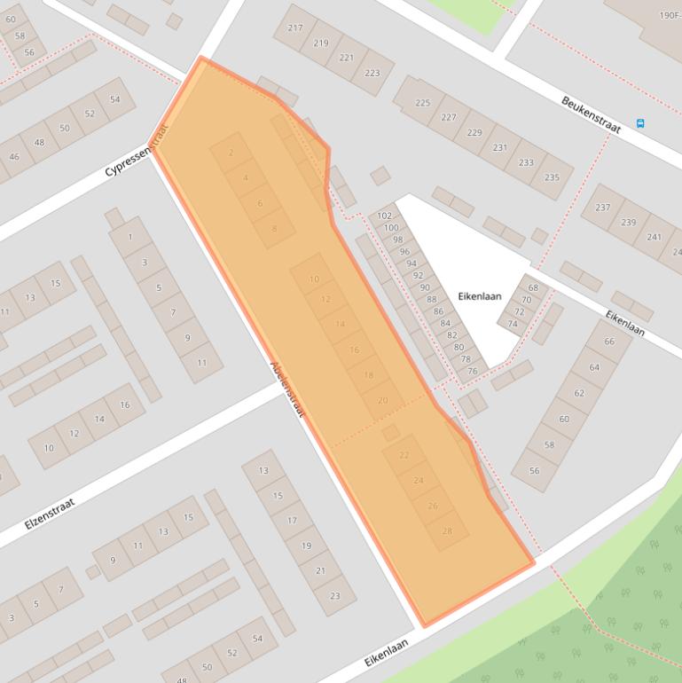 Kaart van postcodegebied 4462BR.