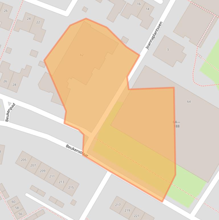 Kaart van postcodegebied 4462CA.