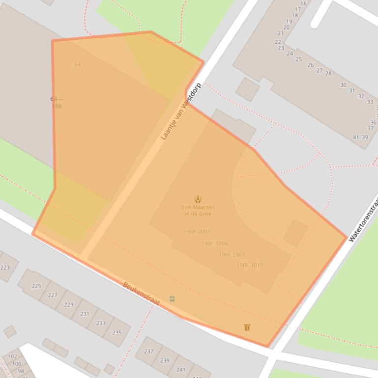 Kaart van postcodegebied 4462CB.