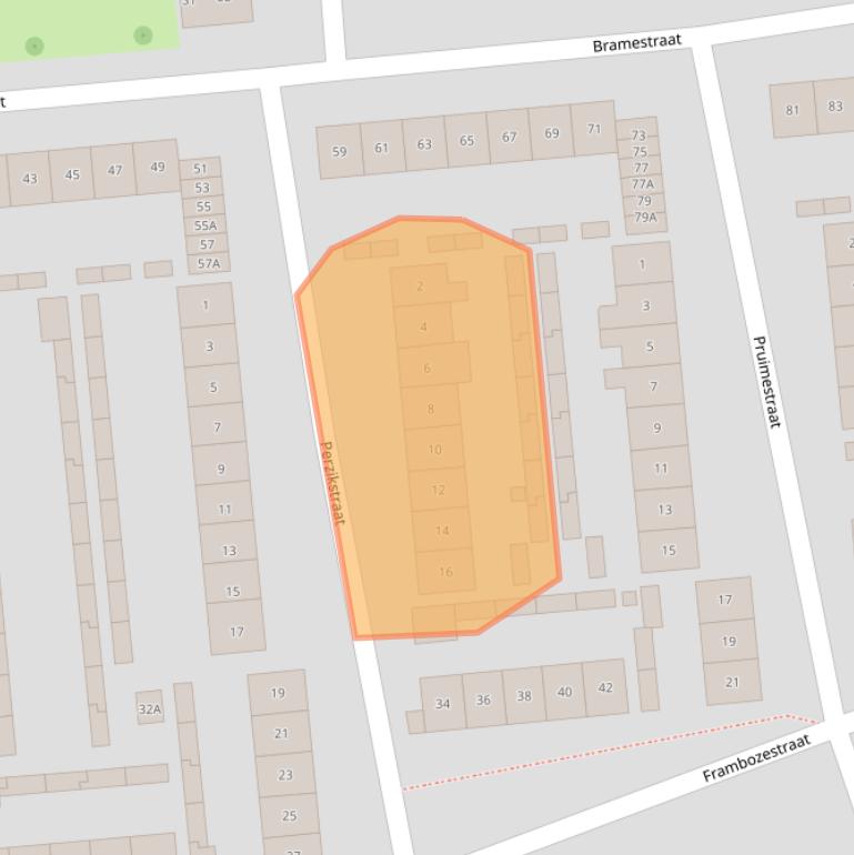 Kaart van postcodegebied 4462EG.