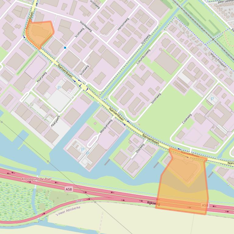 Kaart van postcodegebied 4462GR.