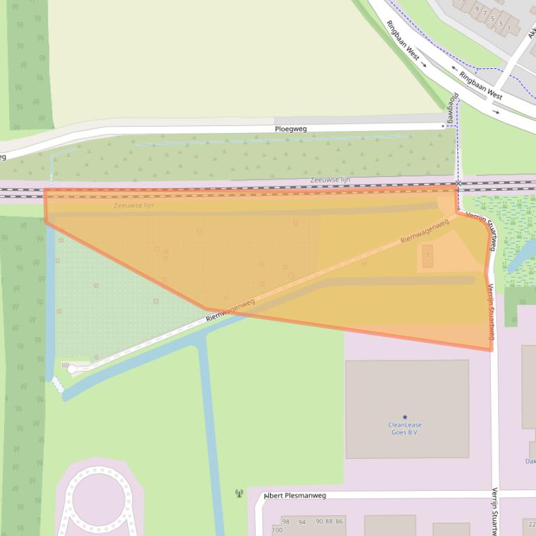 Kaart van postcodegebied 4462GW.