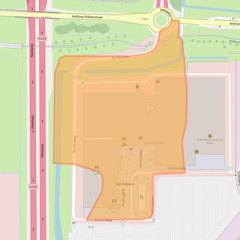 Kaart van postcodegebied 4462GX.