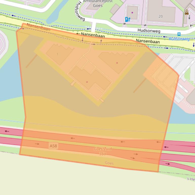 Kaart van postcodegebied 4462HH.