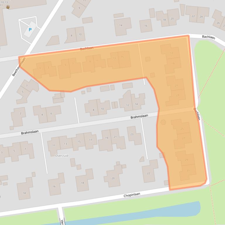 Kaart van postcodegebied 4462JM.