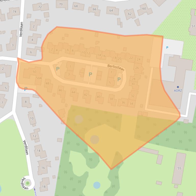 Kaart van postcodegebied 4462JV.