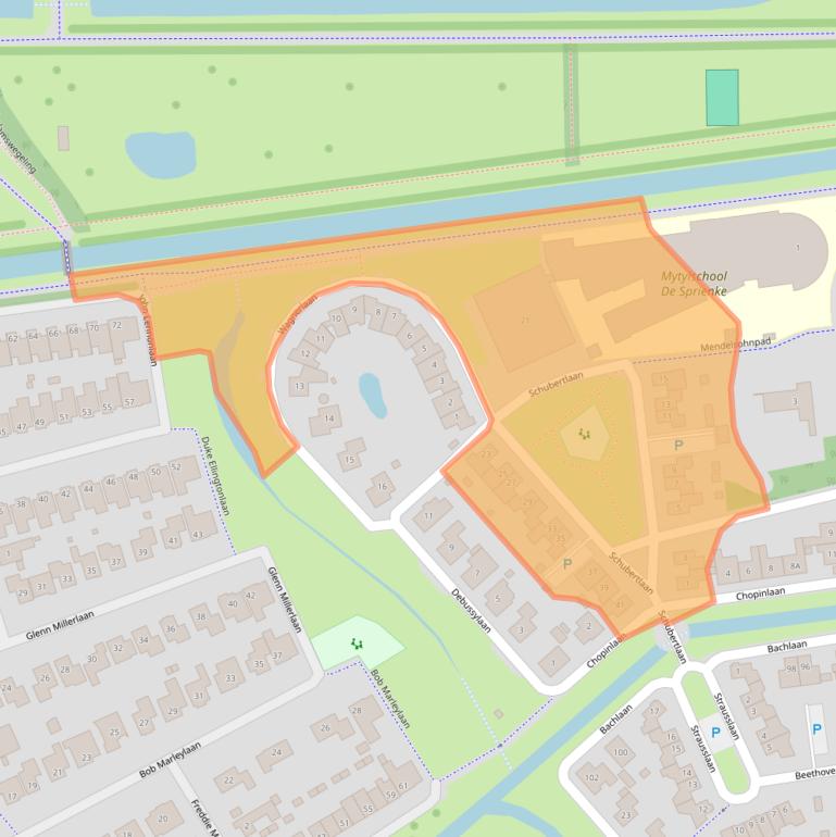 Kaart van postcodegebied 4462KA.