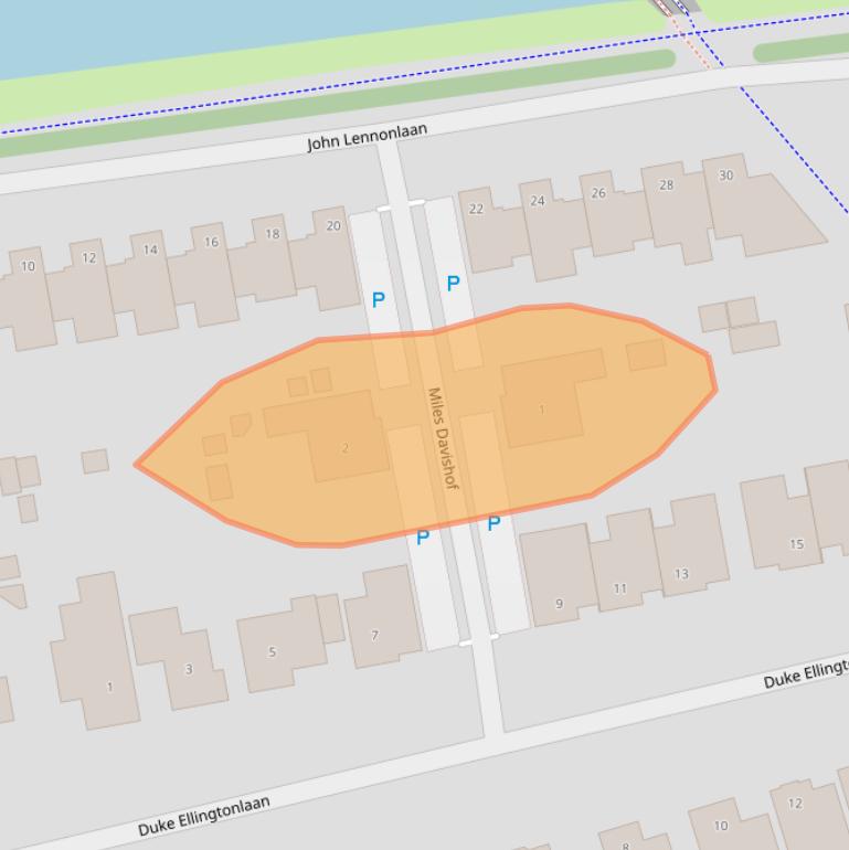 Kaart van postcodegebied 4462LH.