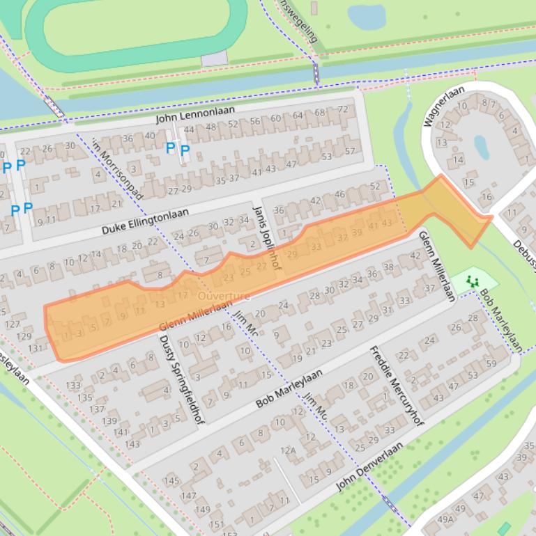 Kaart van postcodegebied 4462LM.