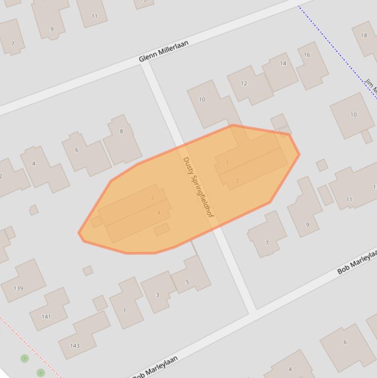 Kaart van postcodegebied 4462LP.