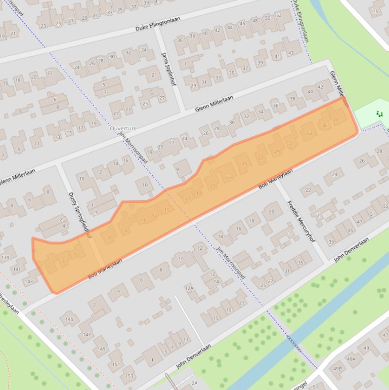 Kaart van postcodegebied 4462LR.
