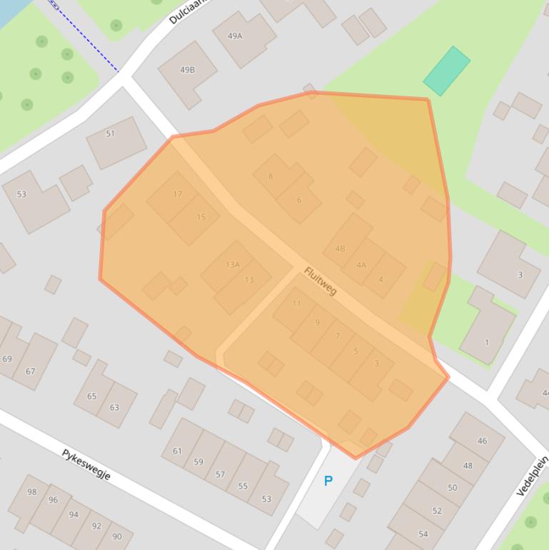 Kaart van postcodegebied 4462MG.