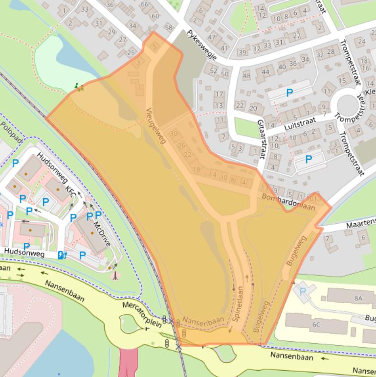 Kaart van postcodegebied 4462ML.