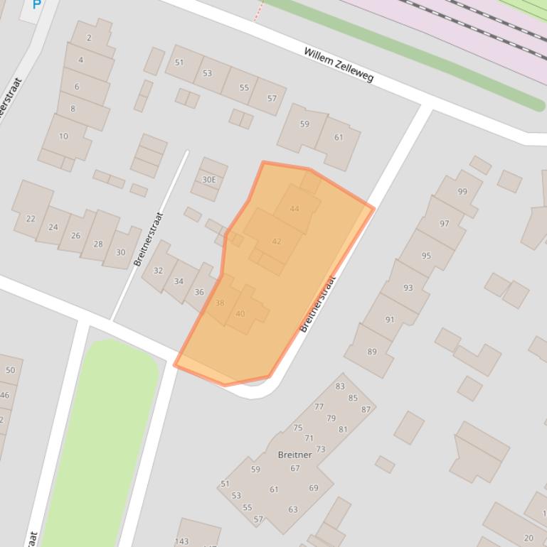 Kaart van postcodegebied 4462SP.