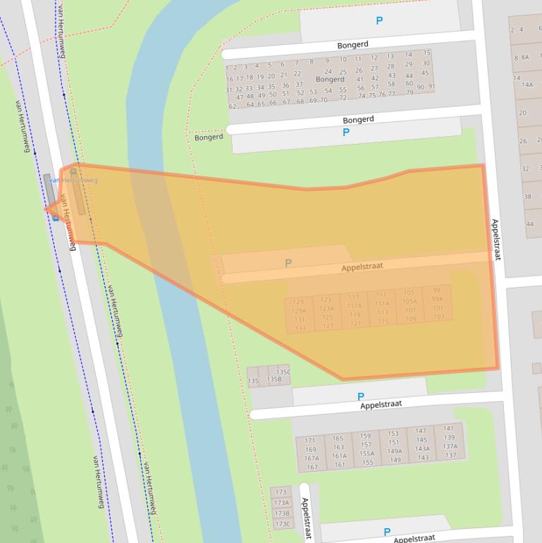 Kaart van postcodegebied 4462TG.