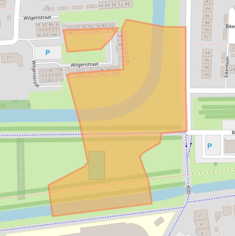 Kaart van postcodegebied 4462VV.