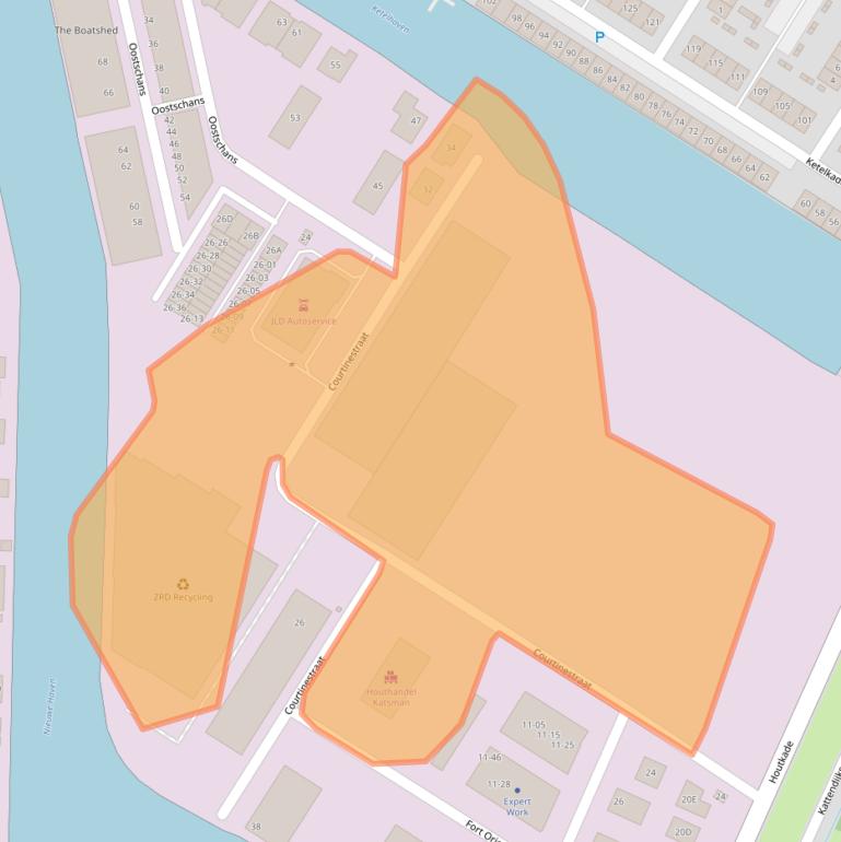 Kaart van postcodegebied 4463AN.