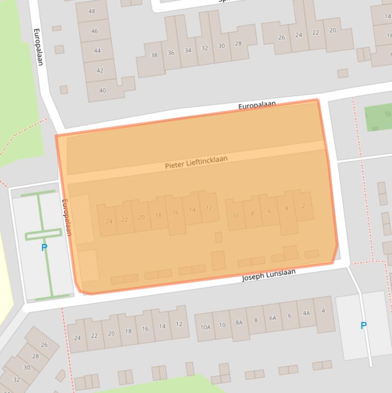 Kaart van postcodegebied 4463CT.