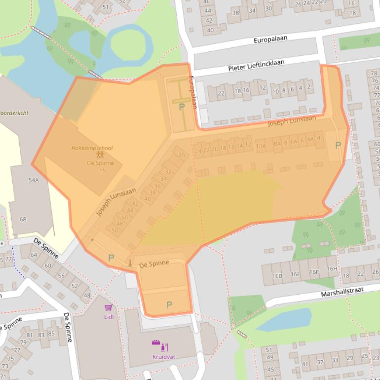 Kaart van postcodegebied 4463CV.