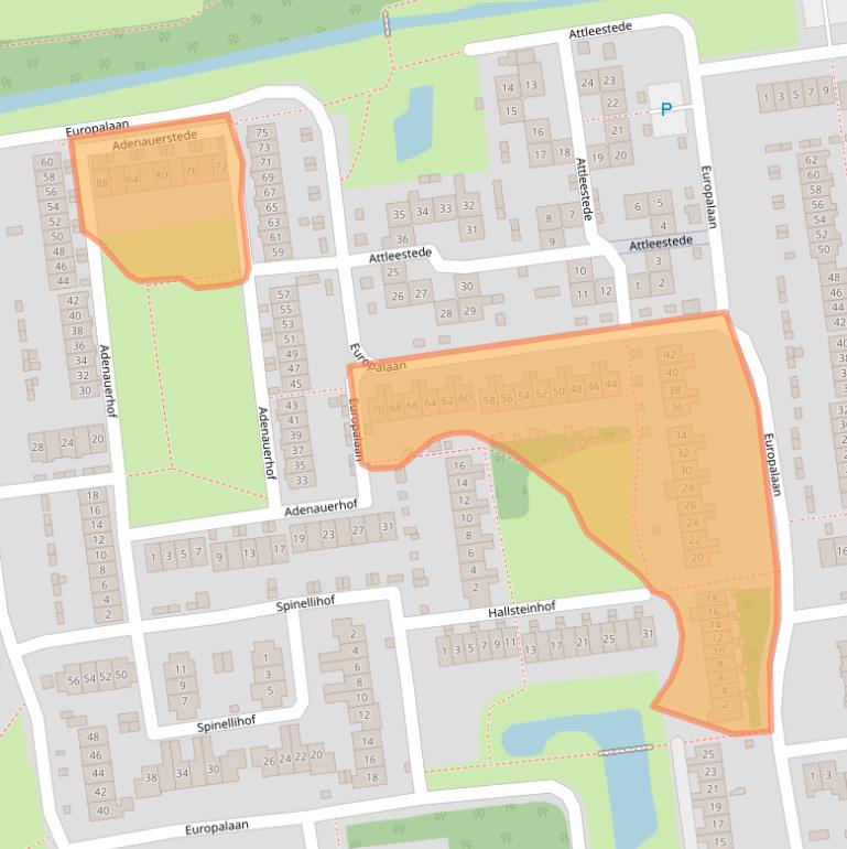 Kaart van postcodegebied 4463GM.