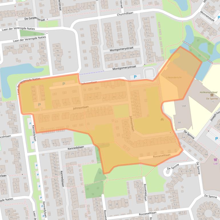 Kaart van postcodegebied 4463GW.