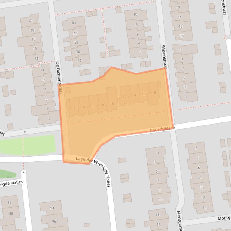 Kaart van postcodegebied 4463KH.